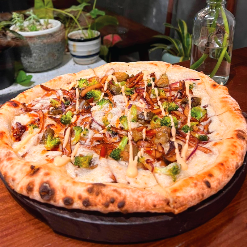 SOURDOUGH PIZZA TERIYAKI MUSHROOM (Half - 1/2)