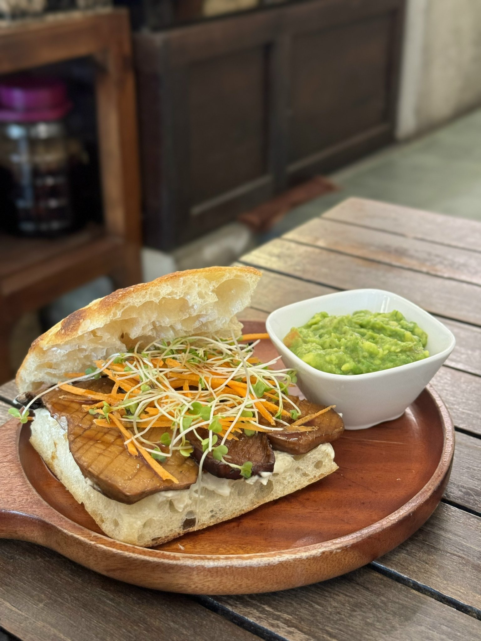 AVO-MUSHROOM SOURDOUGH FOCACCIA